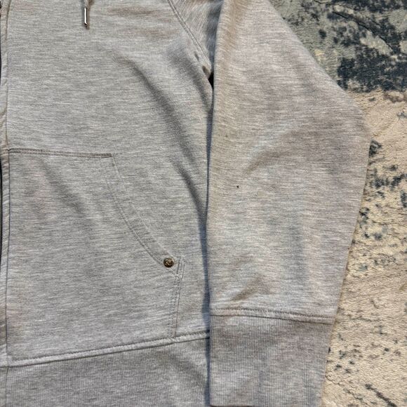 Y2K 2000s Juicy Couture Gray Sweatshirt Full Zip XL Vintage - Picture 8 of 10